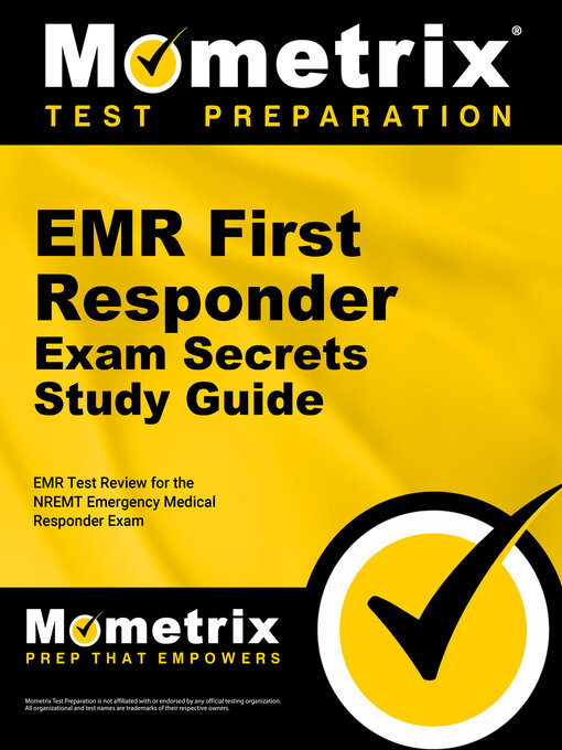 Cover image for EMR First Responder Exam Secrets Study Guide